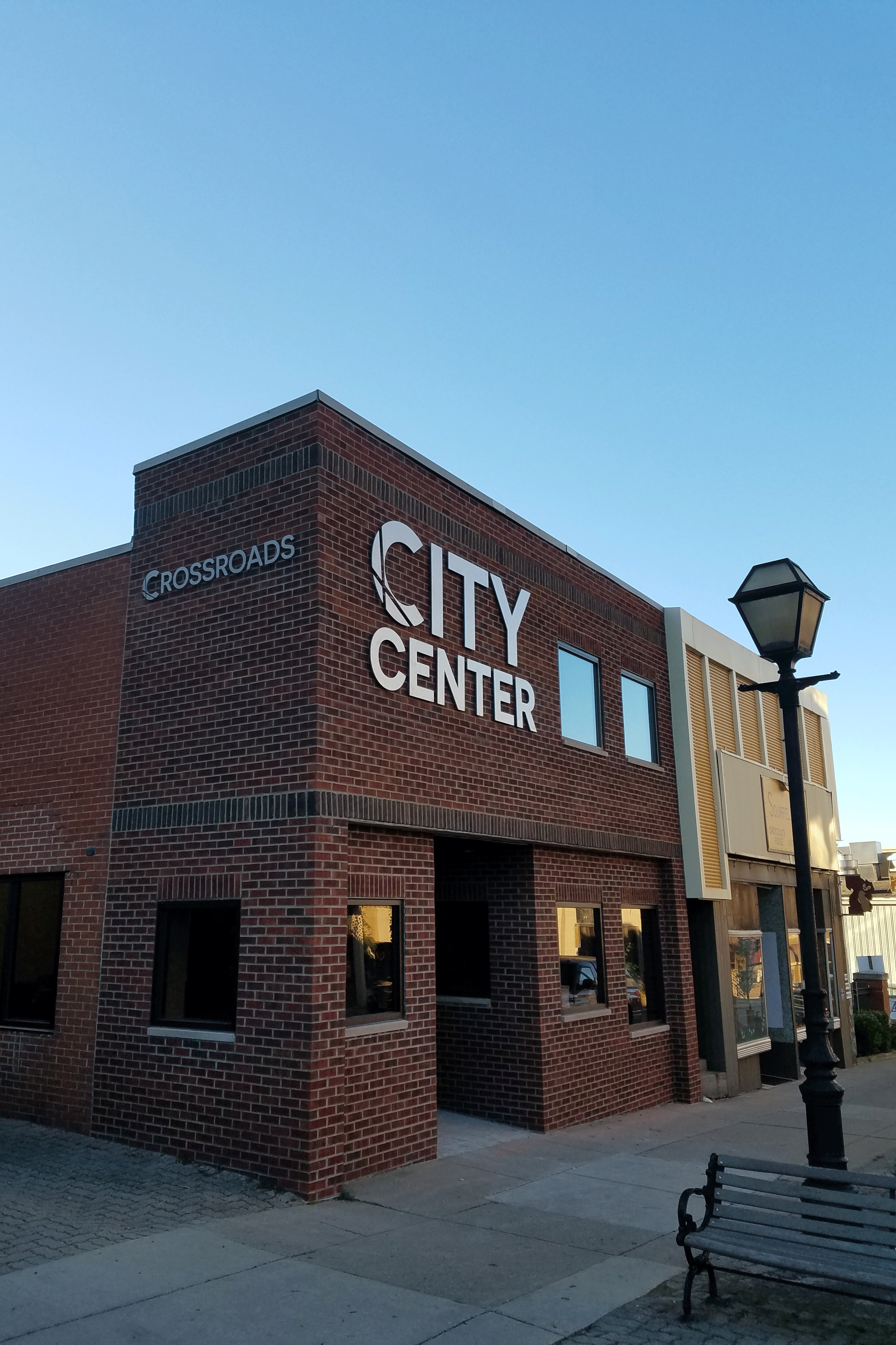 Laser Cutting Service - Aluminum Sign - Crossroads City Center - Mansfield Ohio