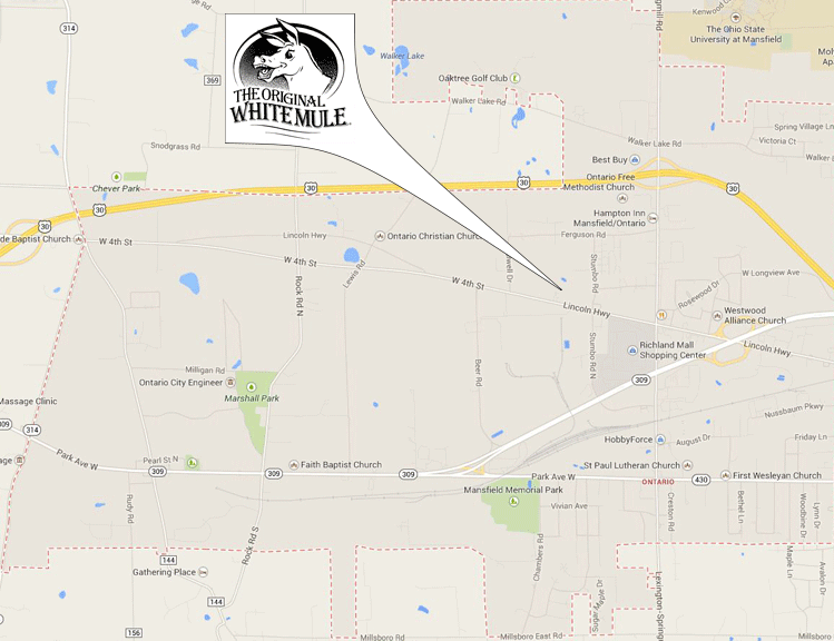 White Mule Company, 1443 North Main Street Marion, OH 43302